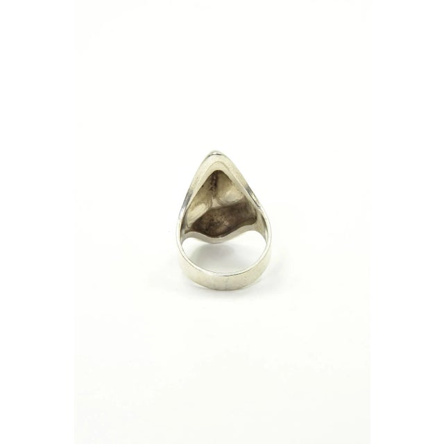 Lapponia Sterling Silver Abstract Ring by Björn Weckström size 8.75 For Sale - Image 10 of 11