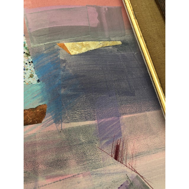 Paper Abstract Lithograph "Dreamscape" 1980's For Sale - Image 7 of 9