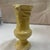 Ceramic 1970s Small Handmade Yellow Ceramic Detailed Vase For Sale - Image 7 of 8
