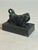 Brown Antique 19th Century French Inkwell Top Lid Lion Dog Bronze Figurine For Sale - Image 8 of 12