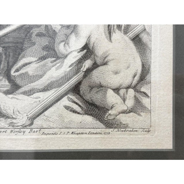 1741 Engraving of Robert Devereux, Earl of Essex by Jacobus Houbraken For Sale In Raleigh - Image 6 of 9