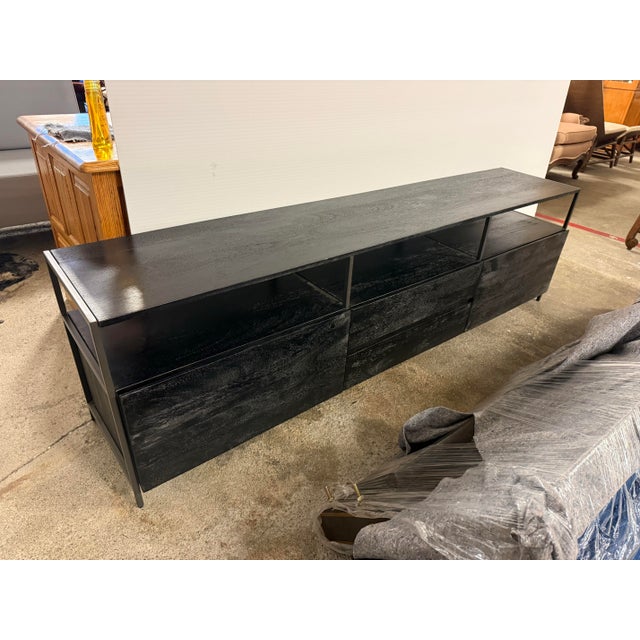 Design Plus Gallery presents the Industrial Storage Media Console from West Elm. Constructed from mango wood and steel,...