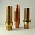 Sculptural Brass Cylinder Vases, Germany, 1970s, Set of 3 For Sale - Image 4 of 13