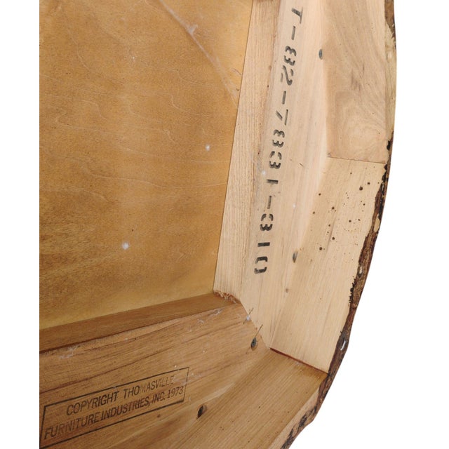 Vintage Thomasville Collection, Armchairs, Ottoman & End Table. For Sale - Image 10 of 12