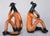 Mid Century Style Abstract Sitting Man & Woman Ceramic Sculptures - A Pair For Sale In San Francisco - Image 6 of 18