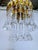 Metal 1960s Mid-Century Modern Chandelier With Teardrops For Sale - Image 7 of 8