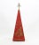 Red 1980s Chinoiserie Obelisk Lamp For Sale - Image 8 of 8
