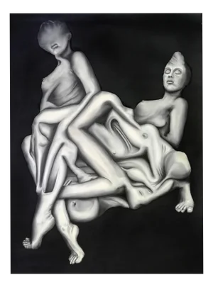 Stefano Mazzolini, Macman, 2004, Oil on Canvas