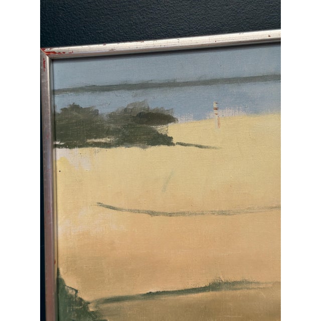 Rolf Nordengren, Västra Piren, Hven, 1980, Oil on Canvas, Framed For Sale - Image 7 of 14