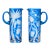 Mid-Century Modern ARTEL Jungle Deco Large Pitcher in Azure For Sale - Image 3 of 3