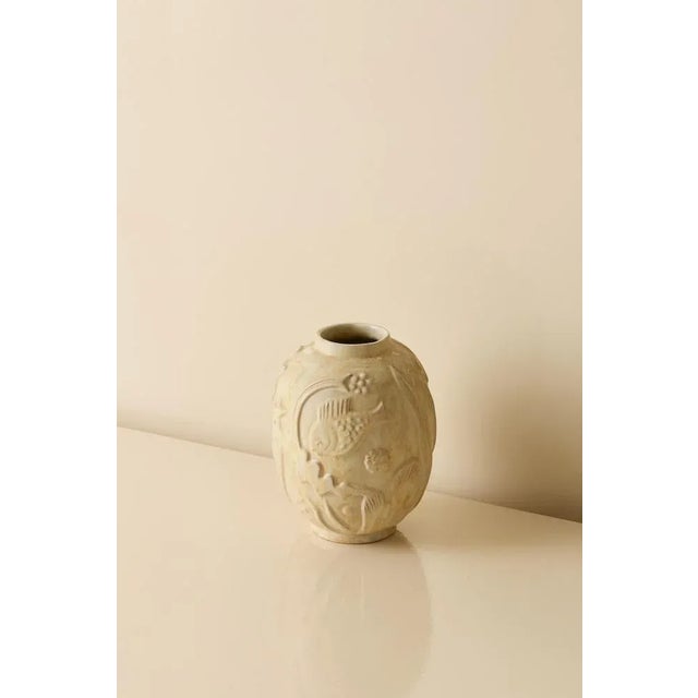 Ceramic vase model by Anna-Lisa Thomson, 1940s. Produced at Upsala Ekeby, 1940s. This piece is attributed to the mentioned...