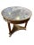 Traditional French Empire Table with Round Marble Top, 19th Century For Sale - Image 3 of 16