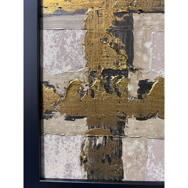 Gold Structure No. 2 - Original Abstract Painting by J. Kent Martin For Sale - Image 8 of 9