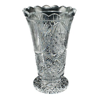 1960's Vintage Trumpet Vase For Sale