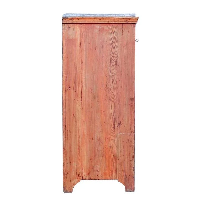 Early 19th Century Swedish Painted Pine Chest of Drawers For Sale - Image 6 of 12