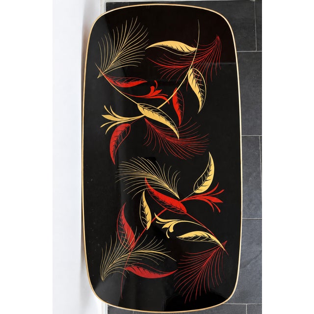 Vintage Rectangular Formica Coffee Table with Botanical Motif, 1950s For Sale - Image 13 of 18