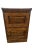Vintage Tiger Oak File Cabinet Two Drawers One Locks Paneled Sides Legal Size For Sale - Image 4 of 13