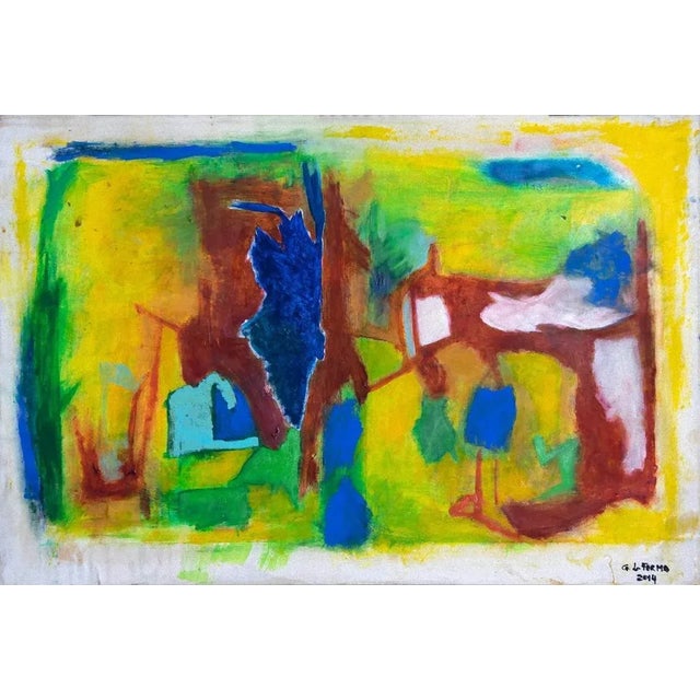 Giorgio Lo Fermo, Informal Painting, 2020, Oil Painting For Sale - Image 4 of 4