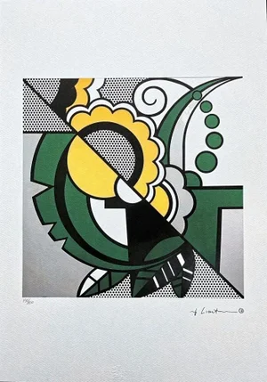 After Roy Lichtenstein, "Still Life II ", 1990s, Silk-Screen
