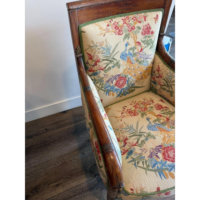 Vintage French Louis XVI Armchair For Sale - Image 4 of 11