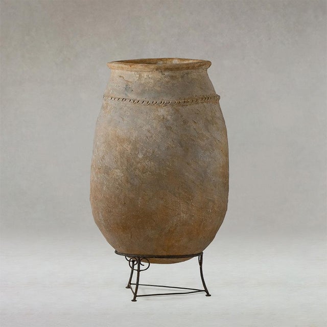 Ceramic Large Moroccan Berber Clay Jar in Earthenware For Sale - Image 7 of 7