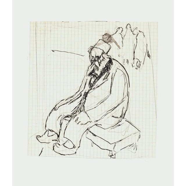 Old Man is an original drawing in pencil and pen realized by Gabriele Galantara, the state of preservation of the artwork...