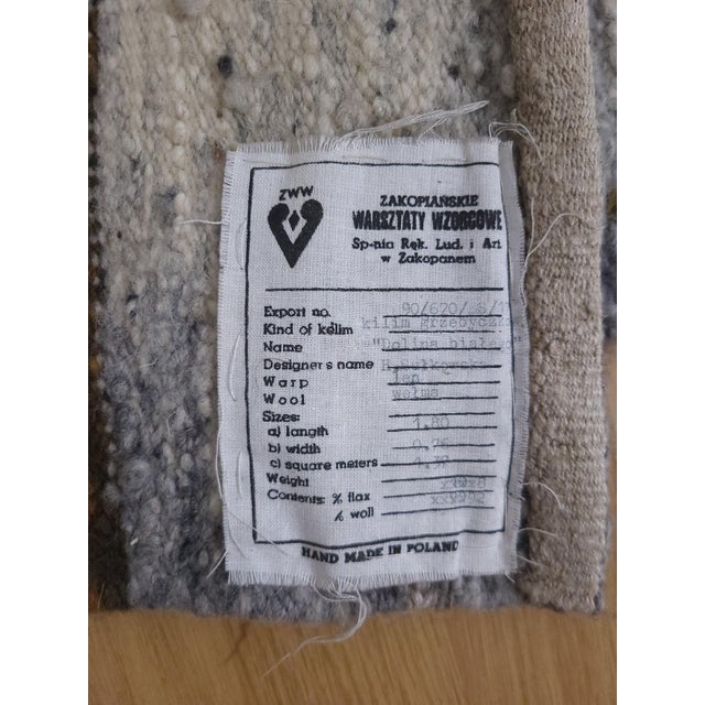 1970s Polish Tapestry in Wool by H. Sulkowska, 1970s For Sale - Image 5 of 6