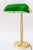 Metal Banker Table Lamp with Glass Shade, Vienna, 1920s For Sale - Image 7 of 18