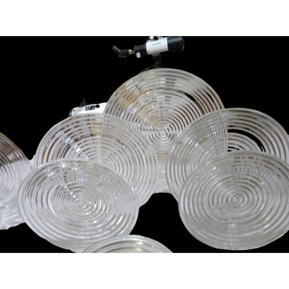 1930s 1930s Manhattan Art Deco Glass 34 Pc Dining Room Setting For Sale - Image 5 of 7