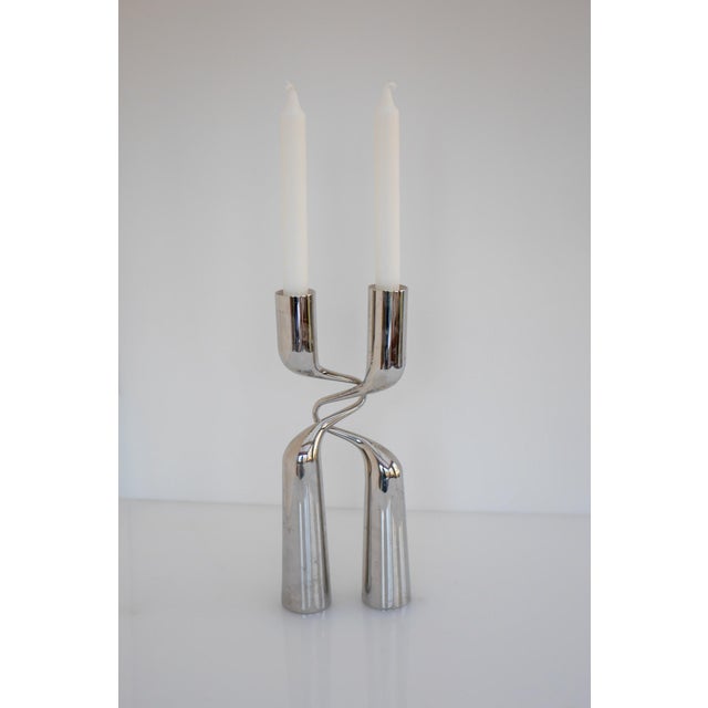 Vintage Sculptural Candleholders by Mikaela Dörfel, 2000s, Set of 2 For Sale - Image 14 of 17