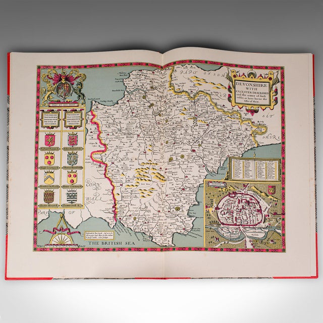 Paper 1953's 4 Vols Vintage English Maps For Sale - Image 7 of 12