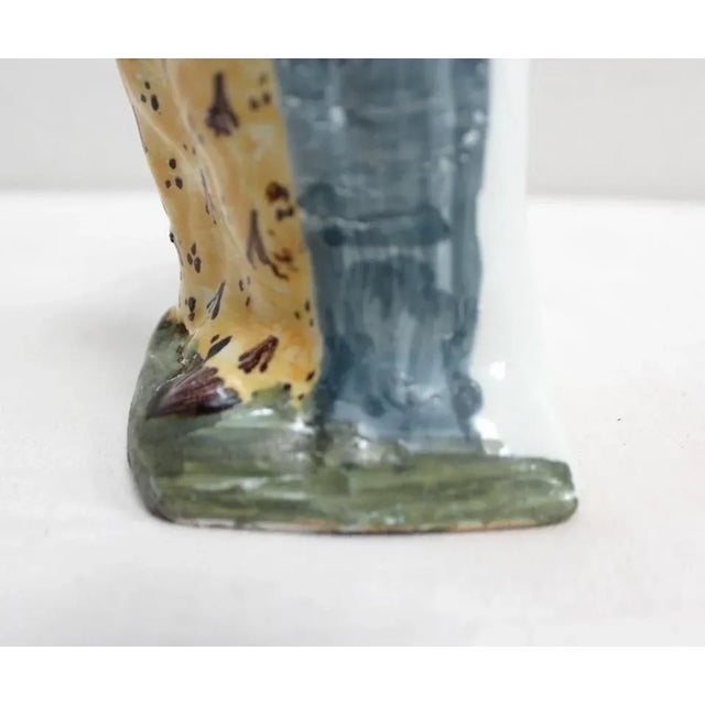 Polychrome Earthenware Virgin and Child, 18th Century For Sale - Image 18 of 18