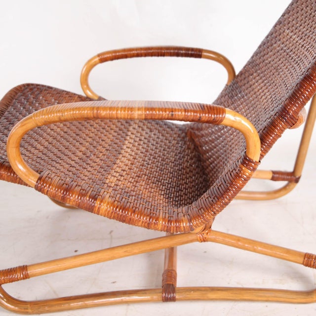 Set of Chaise Lounge and Ottoman by De Yuruzu Yamakawa, 1970s For Sale - Image 9 of 17