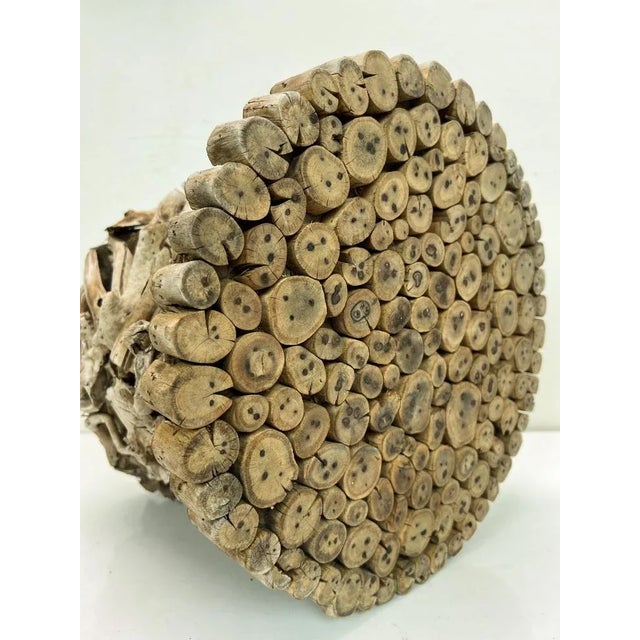 Small Driftwood Side Table, 1990s For Sale - Image 9 of 12
