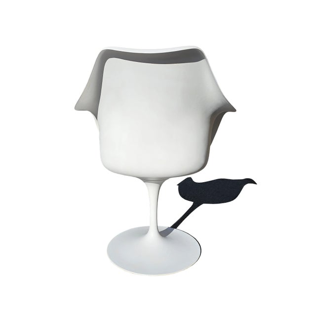 White 1960s A Set of 4 Vintage Tulip Armchairs Designed by Saarinen for Knoll For Sale - Image 8 of 11