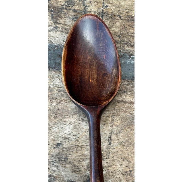 Vintage Sterling and Wood Salad Servers For Sale - Image 10 of 12