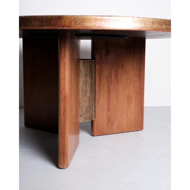 Mid-Century Modern Vintage Coffee Table by Heinz Lilienthal, 1980s For Sale - Image 3 of 6