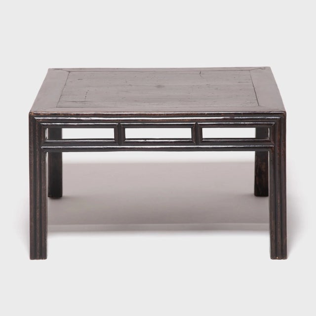 Chinese Chinese Low Square Table, C. 1900 For Sale - Image 3 of 8