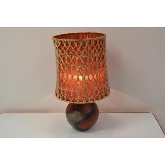 Mid-Century Ceramic Table Lamp, 1970s For Sale - Image 10 of 14