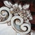 1960s Rococo Revival Wall Mirror Newly Painted in Swedish Gustavian Style Linen White and Light Blue For Sale - Image 12 of 15