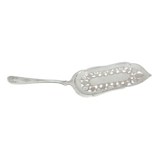 Silver Dessert Spatula with Cutouts For Sale