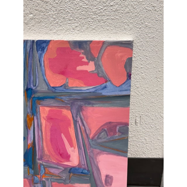 Abstract Acrylic on Canvas Painting, Circa 2010 For Sale - Image 12 of 12