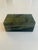 Modern Mineral Box in Green Jasper with Velvet Lining, 1950s For Sale - Image 3 of 11