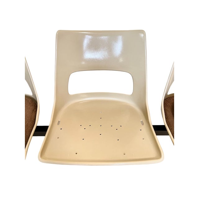 1960s Mid-Century Modern Tandem Four Seat Bench by Krueger For Sale - Image 9 of 12