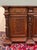 Wood Antique French Breton Large Carved Sideboard Server Entry Buffet Oak c.1900-20s For Sale - Image 7 of 18