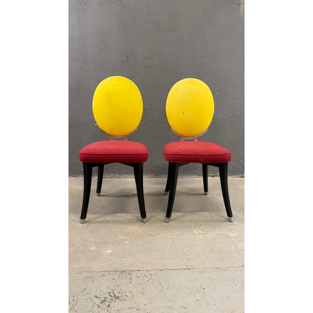 Bentwood Chairs with Vienna Straw Seat by Thonet for Herbatschek, Poland, 1960s, Set of 2 For Sale - Image 4 of 17