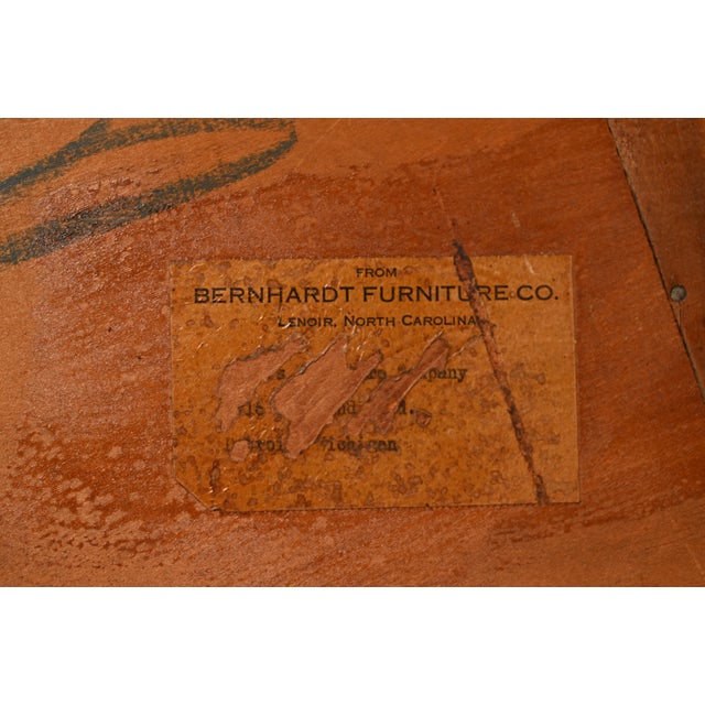 Bernhardt Furniture Antique English Jacobean Carved Oak Bar Cabinet, Circa 1930s For Sale - Image 15 of 16