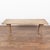 The appeal of this coffee table comes from the rustic wood top that originally served as a work table and rests on...