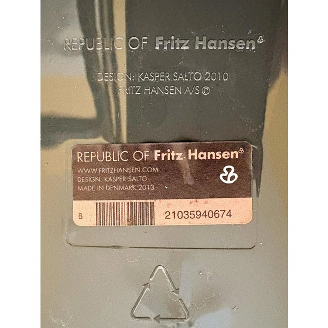 Textile Fritz Hansen Kasper Salto Nap Dining Side Chair For Sale - Image 7 of 7