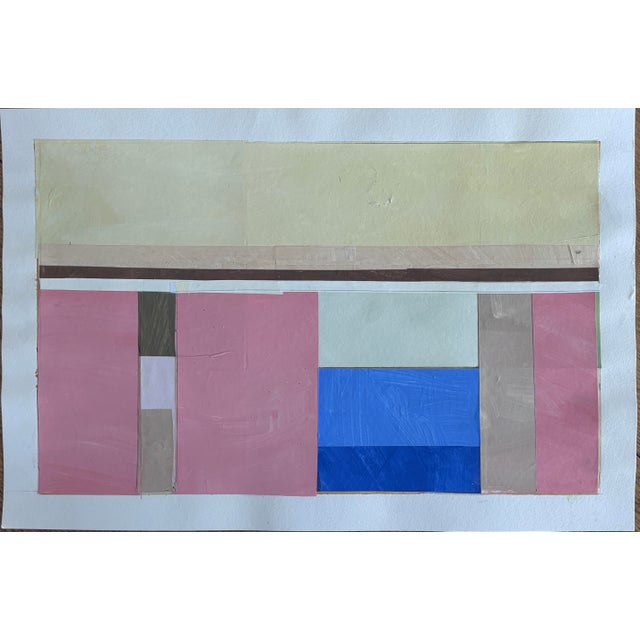 Discover the allure of contemporary art with this stunning 12x18" original collage painting, expertly crafted to bring...